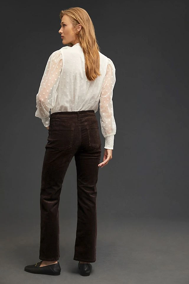 Best deal ???? Pilcro The Yaya Mid-Rise Crop Flare Corduroy ???? Jeans TAUPE ❤️ - Image 5