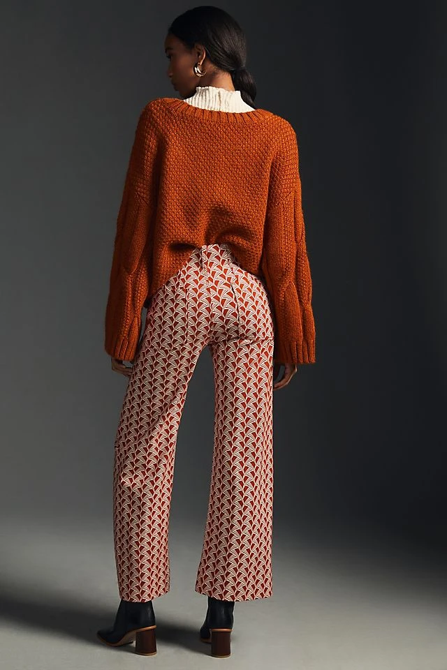 Flash Sale ???? Maeve The Colette Wide-Leg Ponte Pants CEDAR ???? - Image 5