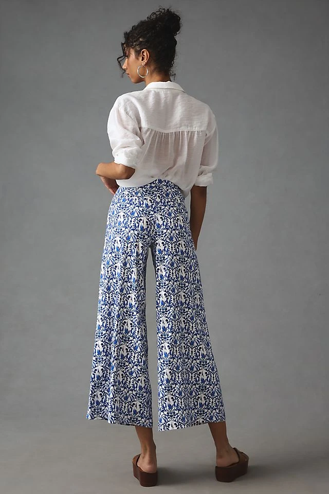 Outlet ✔️ Maeve Printed Palazzo Pants IVORY ???? - Image 3