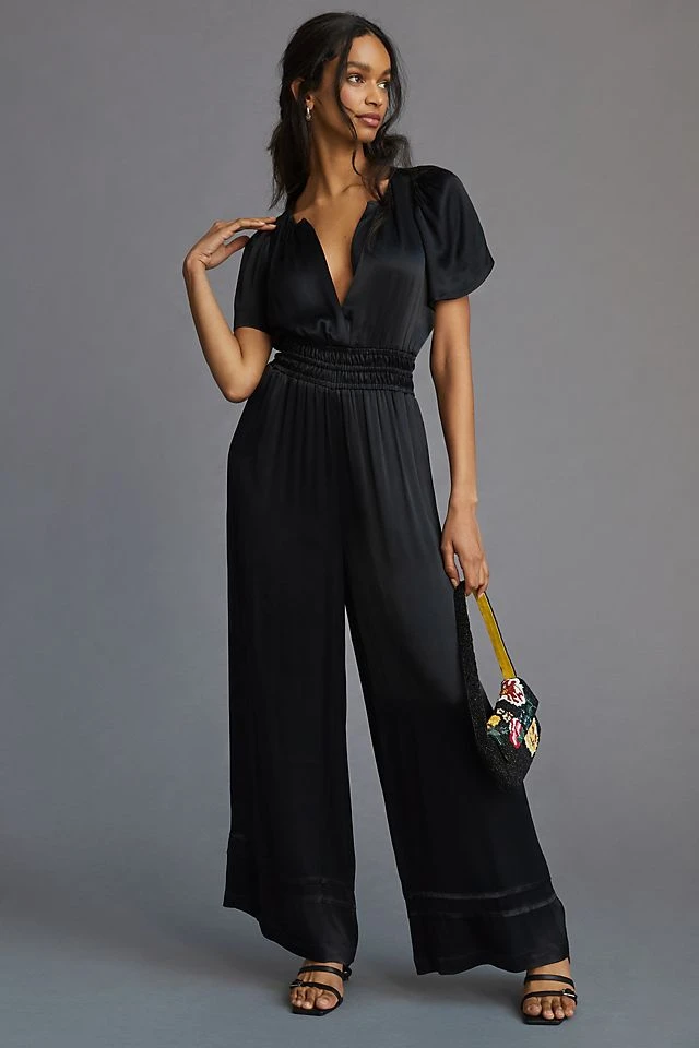 Top 10 ???? The Somerset Collection By Anthropologie The Somerset Jumpsuit BLACK ✔️