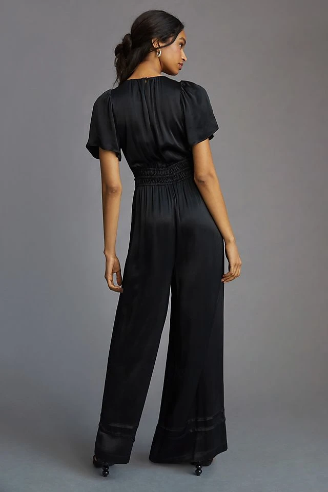 Top 10 ???? The Somerset Collection By Anthropologie The Somerset Jumpsuit BLACK ✔️ - Image 4