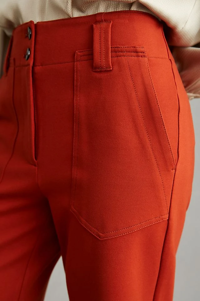 Top 10 ⭐ Maeve The Naomi Ponte Wide-Leg Flare Pants BLACK ???? - Image 5