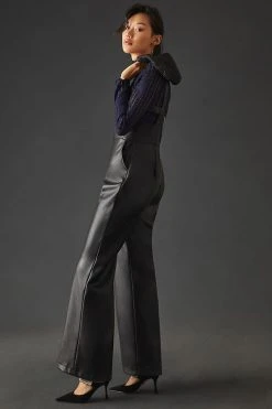 Flash Sale ???? Bagatelle Faux Leather Jumpsuit BLACK ????