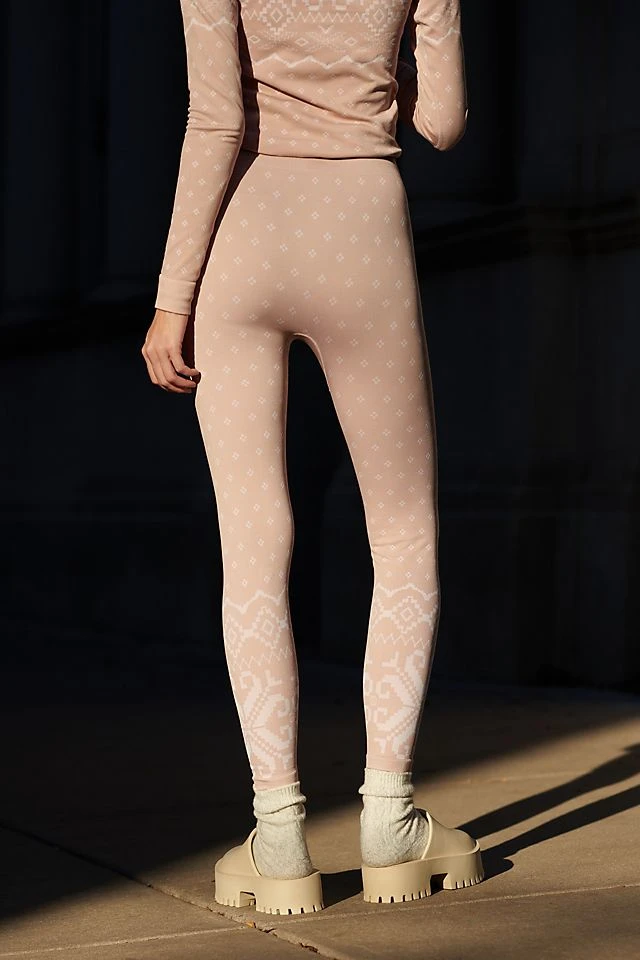 Flash Sale ⭐ Sweaty Betty Fairisle Base Layer Leggings BEIGE ???? - Image 3