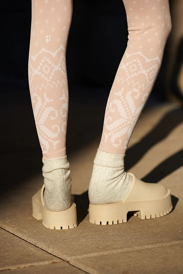 Flash Sale ⭐ Sweaty Betty Fairisle Base Layer Leggings BEIGE ???? - Image 4