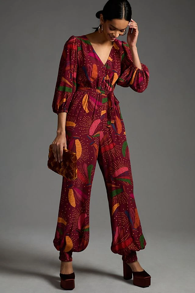 New ???? Farm Rio Wrap Jumpsuit RED ????