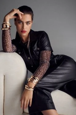 Best Sale ???? Paige Anessa Faux Leather Jumpsuit BLACK ????