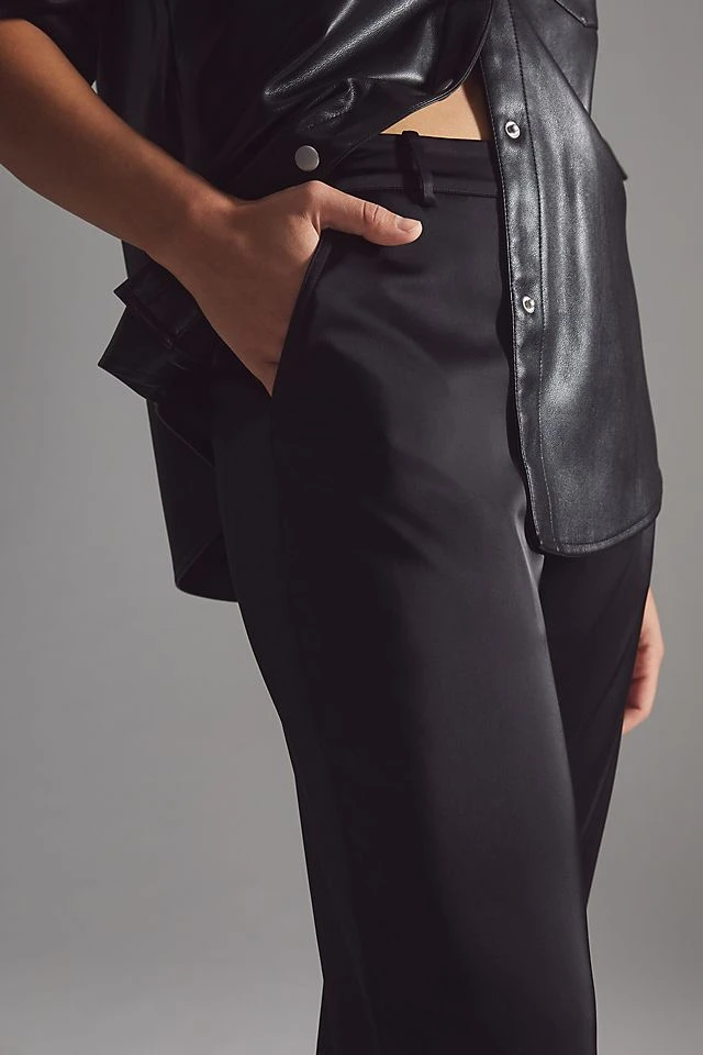 Best reviews of ???? Good American Satin Trousers BLACK ???? - Image 3