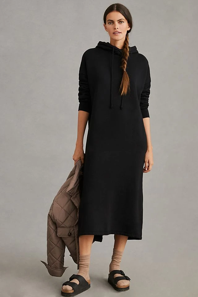 Brand new ???? Velvet By Graham & Spencer Sweatshirt Midi ???? Dress BLACK β - Image 5