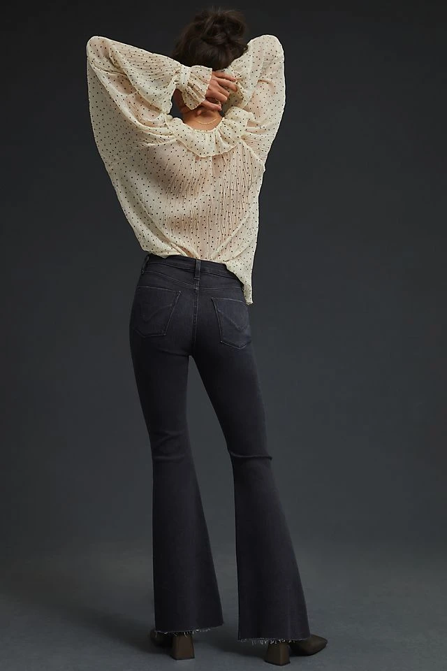 Promo ⭐ Hudson Petite Holly High-Rise Flare ???? Jeans DENIM DARK ???? - Image 3