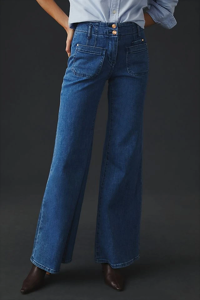 Deals ❤️ Maeve The Junie High-Rise Flare Pants PISCES WASH ???? - Image 2