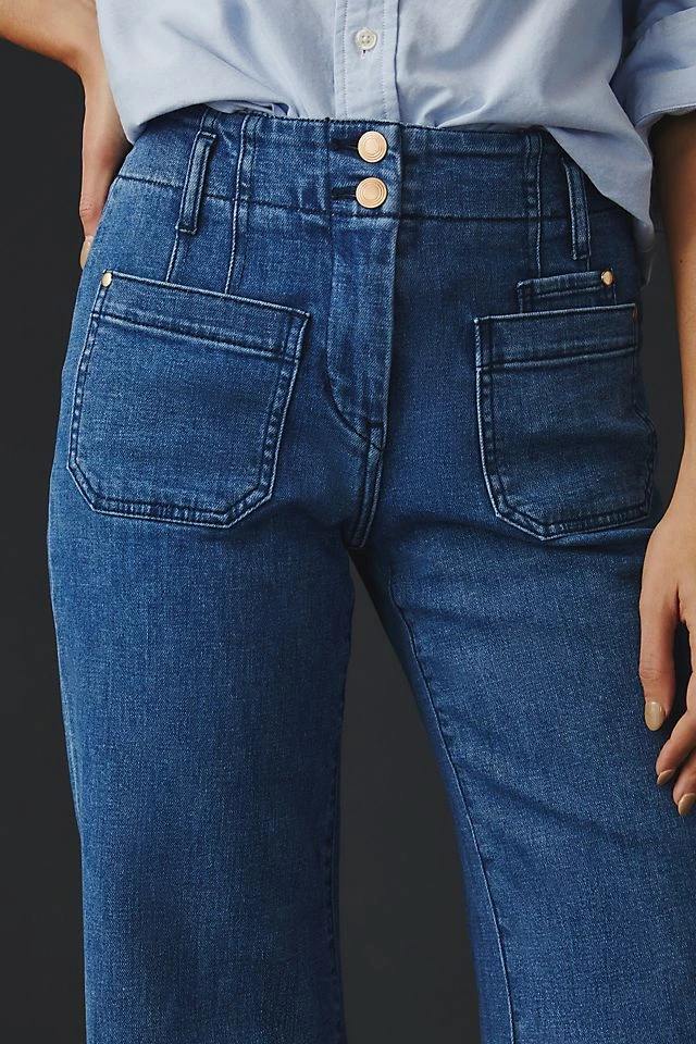 Deals ❤️ Maeve The Junie High-Rise Flare Pants PISCES WASH ???? - Image 4