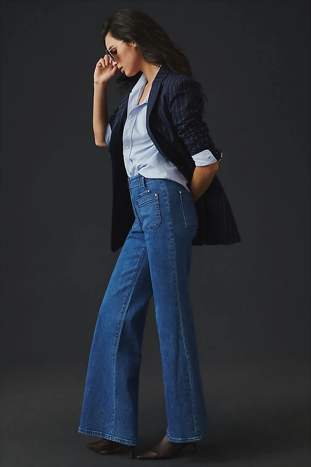 Deals ❤️ Maeve The Junie High-Rise Flare Pants PISCES WASH ???? - Image 6