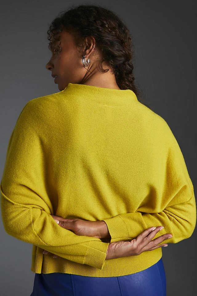 Best reviews of ???? Pilcro The Alani Cashmere Mock-Neck Sweater MULTI FLORAL ???? - Image 6