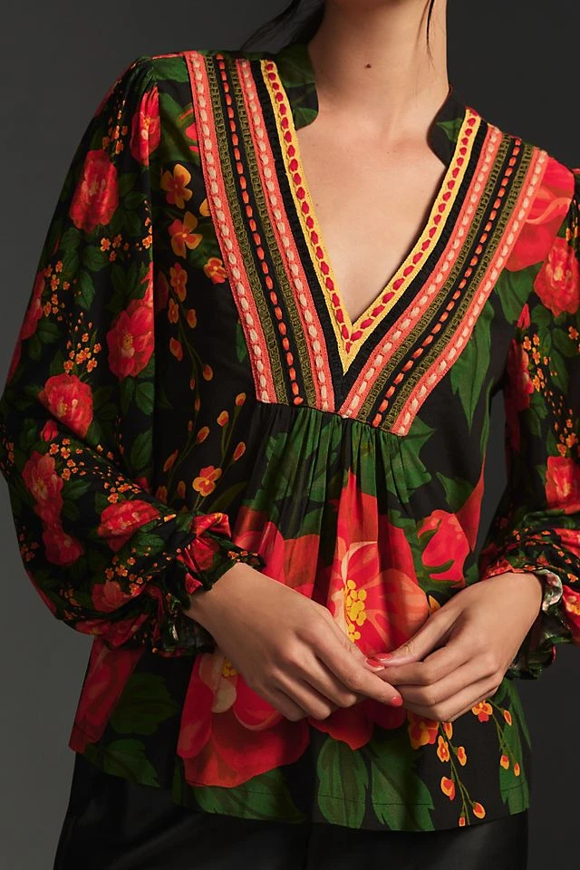 Brand new ❤️ Bl-nk Stephanie Long-Sleeve Top BLACK ⌛ - Image 3