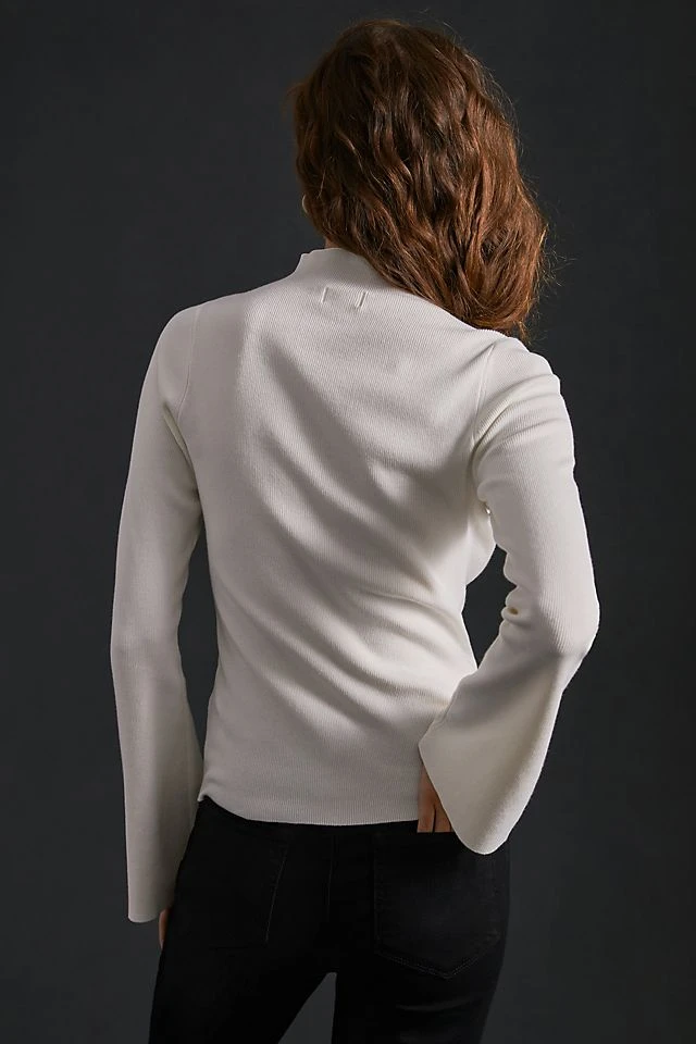 Flash Sale ✨ Maeve Bell-Sleeve Sweater IVORY ???? - Image 3