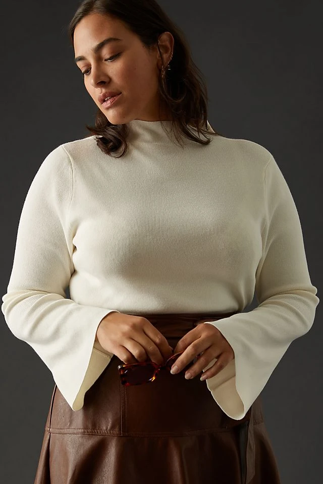 Flash Sale ✨ Maeve Bell-Sleeve Sweater IVORY ???? - Image 6