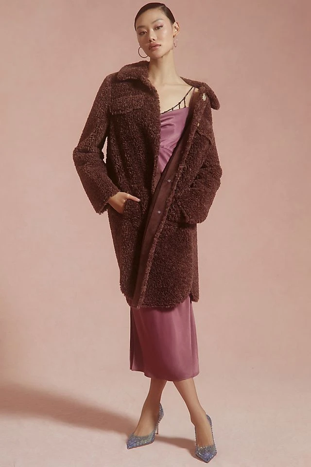 Budget ???? By Anthropologie Elyse Bias Slip ???? Dress PLUM ✨ - Image 5