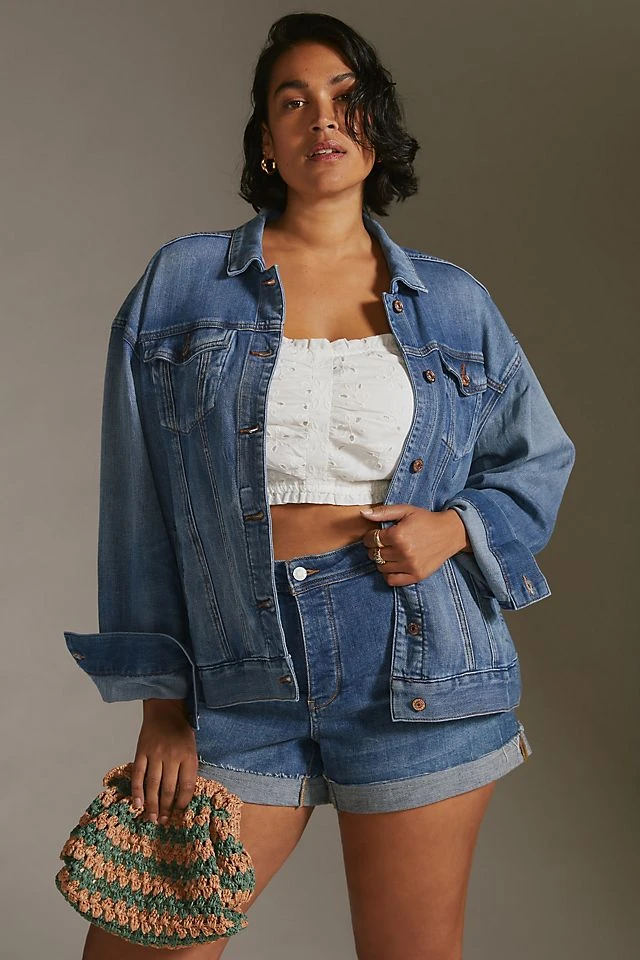Outlet ✨ Pilcro Boyfriend Denim Jacket DENIM MEDIUM BLUE ???? - Image 5
