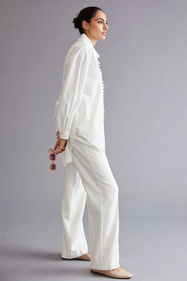 Cheapest ✨ Mememe Embellished Buttondown Tunic WHITE ❤️ - Image 4