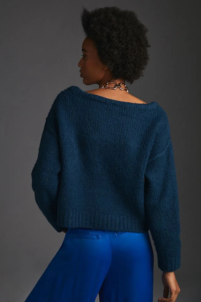 Budget ???? Maeve Boatneck Sweater NAVY ⭐ - Image 2