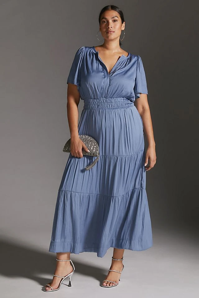 Coupon ???? The Somerset Collection By Anthropologie The Somerset Maxi ???? Dress BLACK ❤️ - Image 5