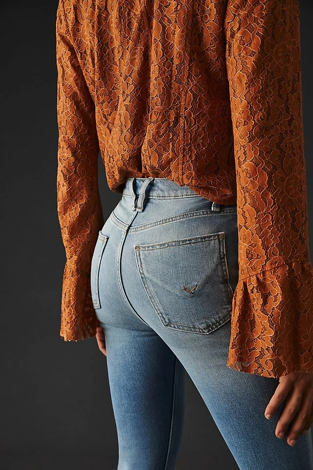 Cheap ???? Hudson Harlow High-Rise Cigarette Ankle ???? Jeans DENIM LIGHT ✨ - Image 6