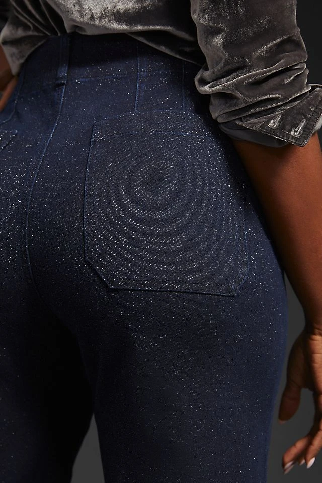 Outlet ???? Pilcro The Skipper Sparkle Wide-Leg ???? Jeans DARK WASH ???? - Image 6