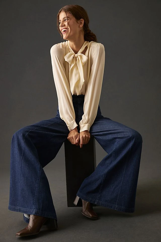 Discount ???? Pilcro High-Rise Palazzo ???? Jeans DYLAN WASH ⭐ - Image 3