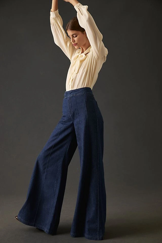 Discount ???? Pilcro High-Rise Palazzo ???? Jeans DYLAN WASH ⭐ - Image 5