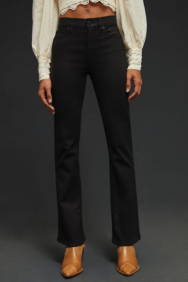 Best reviews of β Hudson Petite Barbara High-Rise ???? Coated ???? Jeans BLACK β - Image 2