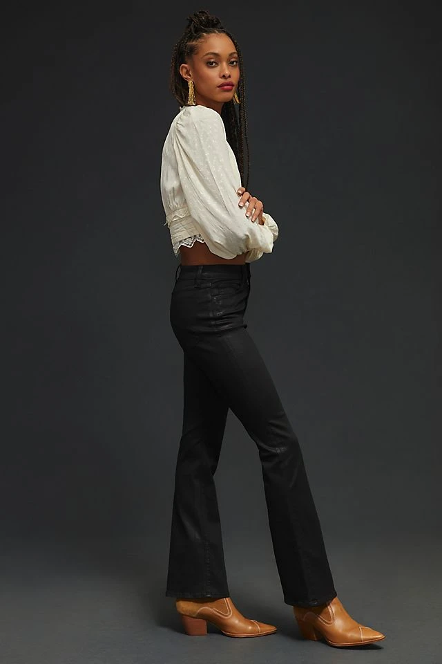 Best reviews of β Hudson Petite Barbara High-Rise ???? Coated ???? Jeans BLACK β - Image 3