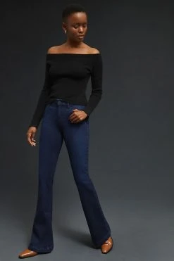Best Pirce ???? Paige Genevieve High-Rise Flare ???? Jeans NOVELA ⌛