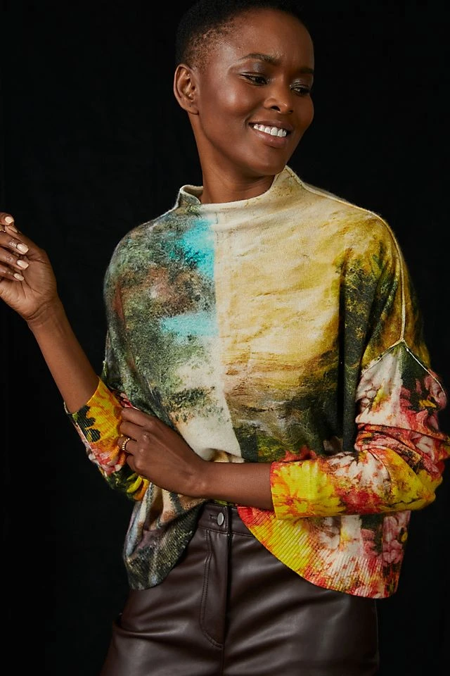 Cheap ???? Pilcro The Alani Cashmere Sweater By Swarm For Anthropologie NOVELTY ???? - Image 4