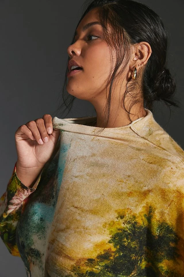 Cheap ???? Pilcro The Alani Cashmere Sweater By Swarm For Anthropologie NOVELTY ???? - Image 6