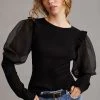 Best deal ???? By Anthropologie Mutton Sleeve Sweater BLACK ????
