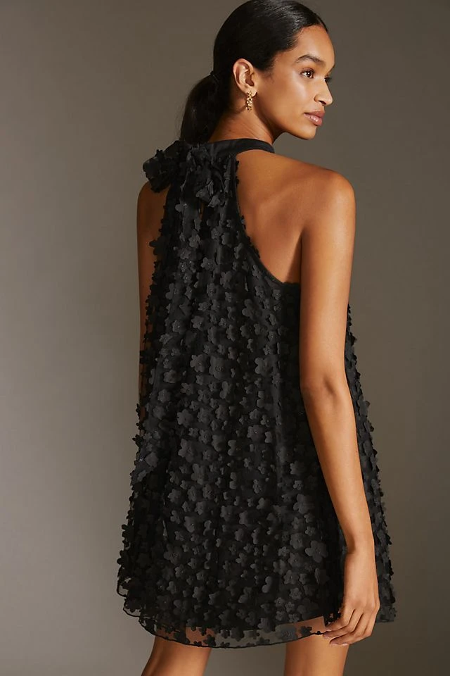 Cheap ???? Eva Franco Halter Swing Mini ???? Dress BLACK ???? - Image 5