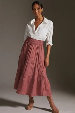 Outlet ???? The Somerset Collection By Anthropologie The Somerset Maxi ???? Skirt MAUVE ????