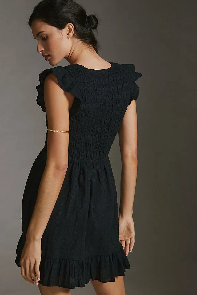 Promo ???? By Anthropologie The Peregrine Mini ???? Dress BLACK ⭐ - Image 3