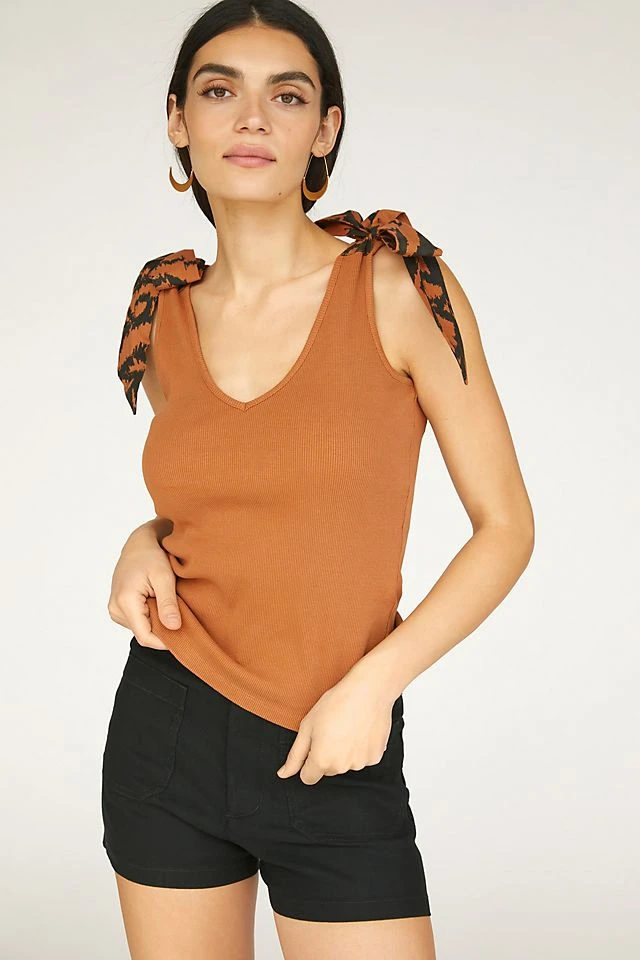 Budget ???? Maeve Bow-Tie Tank COPPER ???? - Image 2