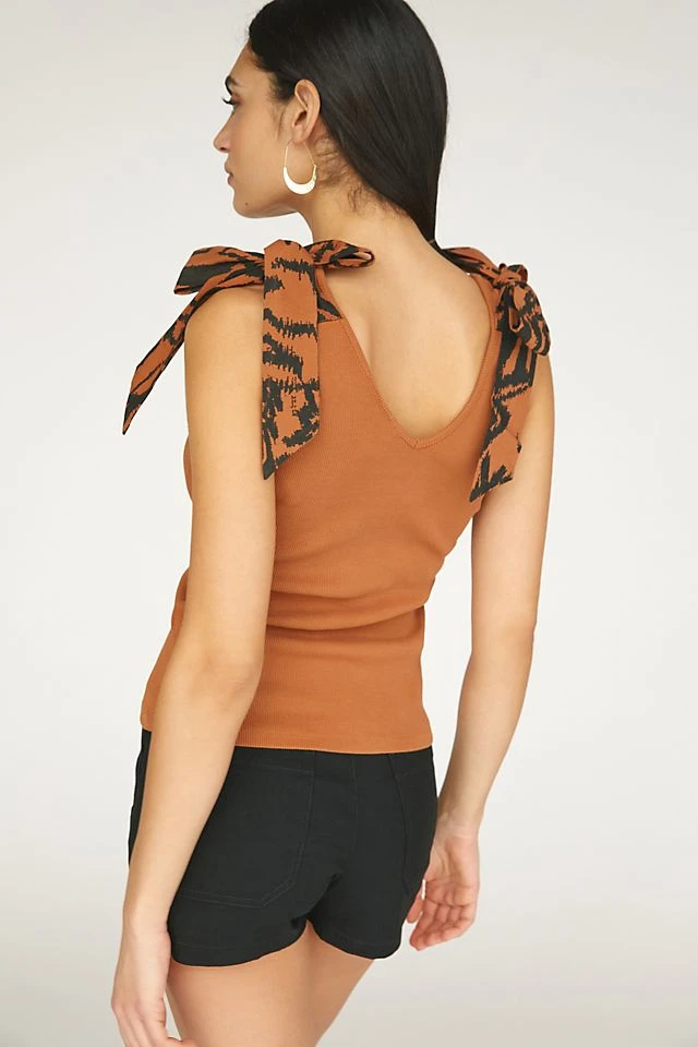 Budget ???? Maeve Bow-Tie Tank COPPER ???? - Image 3