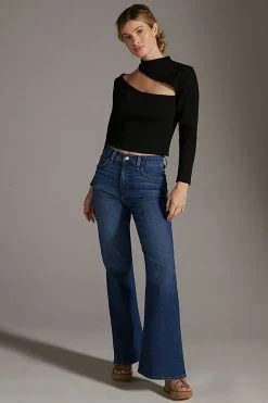 Brand new ???? Joe's ???? Jeans Petite The Molly Athena High-Rise Flare ???? Jeans DENIM MEDIUM BLUE ????