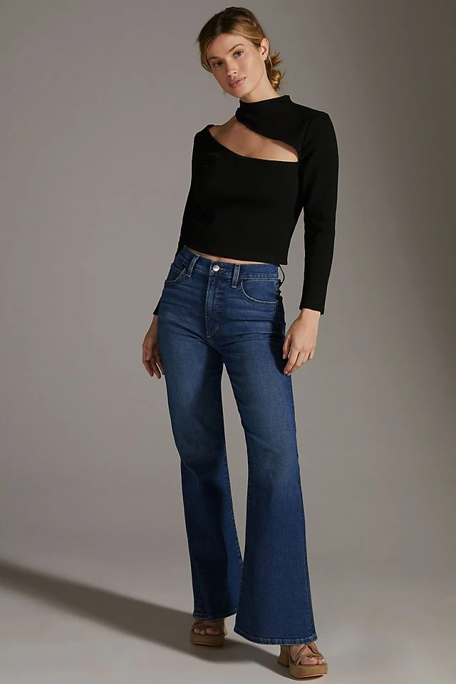 Brand new ???? Joe's ???? Jeans Petite The Molly Athena High-Rise Flare ???? Jeans DENIM MEDIUM BLUE ????