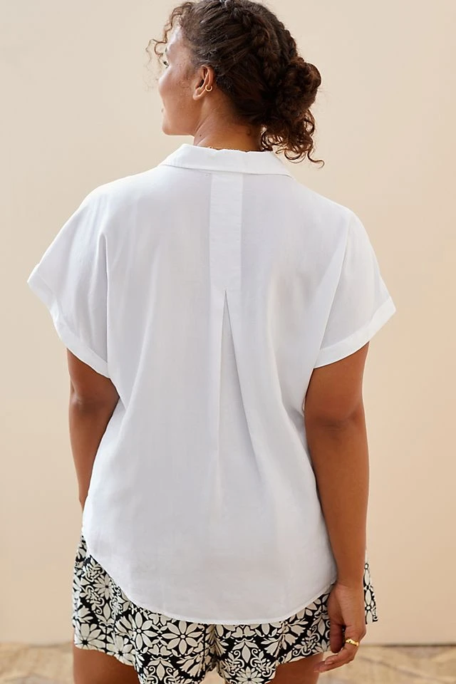 Deals ???? Cloth & Stone Breezy Buttondown WHITE ???? - Image 6