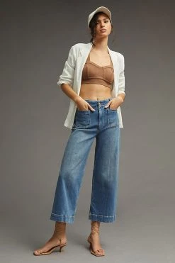 Wholesale ???? Pilcro The Skipper Cropped Wide-Leg ???? Jeans DENIM MEDIUM BLUE ????