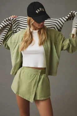 Budget ???? Daily Practice By Anthropologie Friday Skort MOSS ????