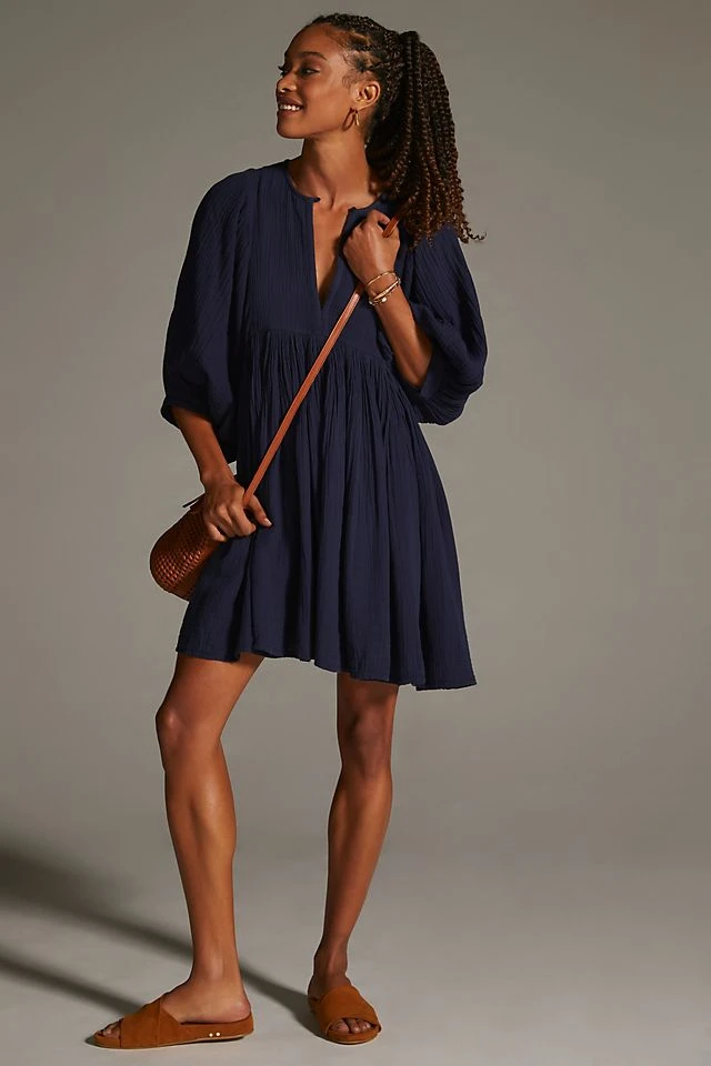 Best Sale ???? Sundry Boho Tunic ???? Dress NAVY ????