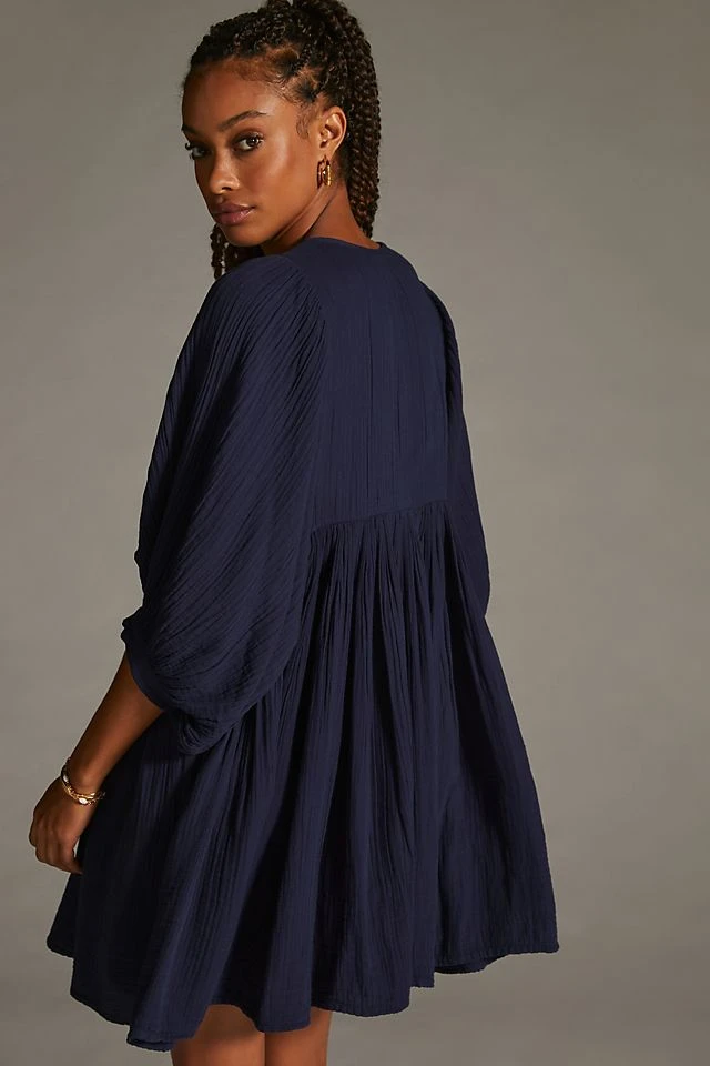 Best Sale ???? Sundry Boho Tunic ???? Dress NAVY ???? - Image 2