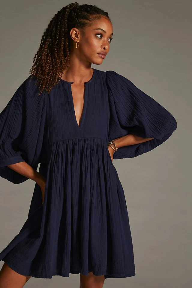 Best Sale ???? Sundry Boho Tunic ???? Dress NAVY ???? - Image 3