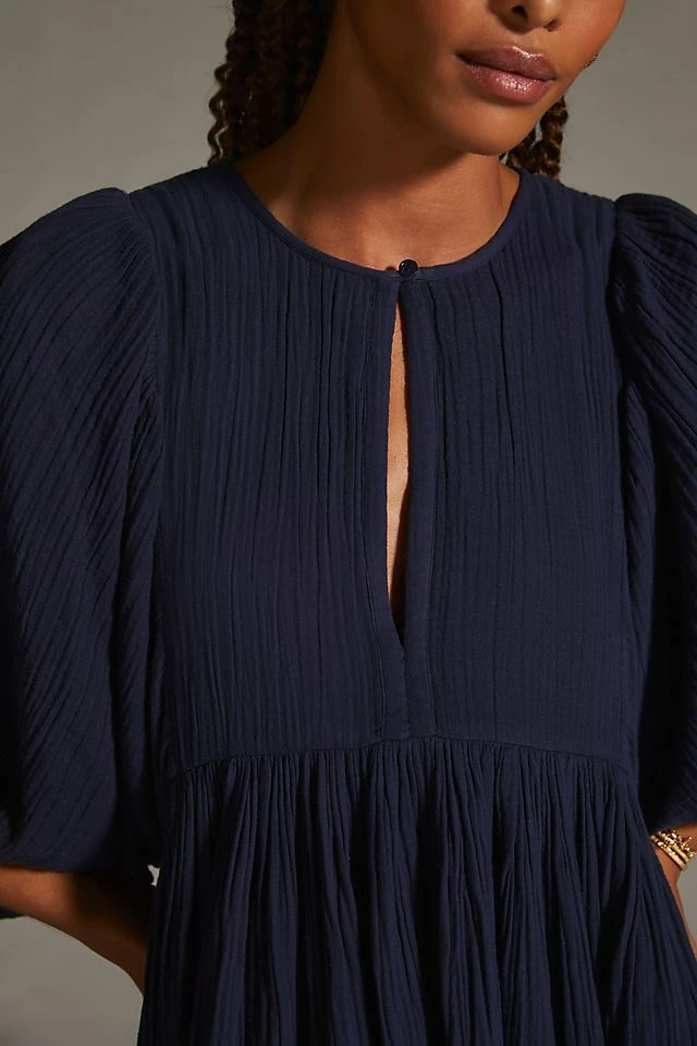 Best Sale ???? Sundry Boho Tunic ???? Dress NAVY ???? - Image 4